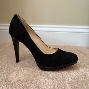 Cole Haan Black Suede Heels